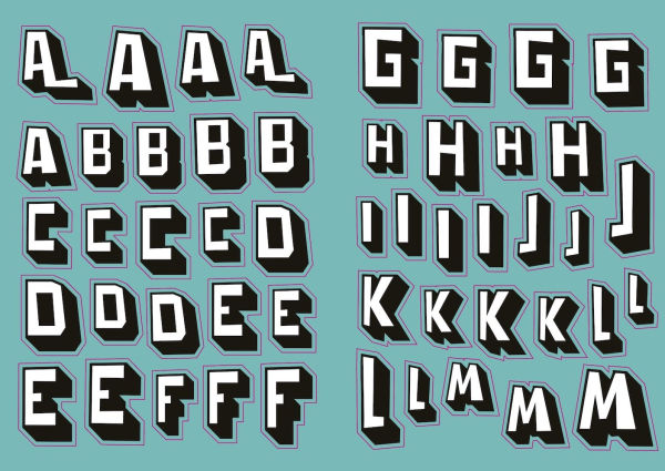 The Graffiti Alphabet Sticker Book: Over 1000 stickers!