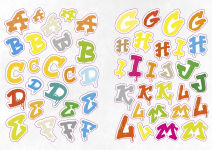 Alternative view 4 of The Graffiti Alphabet Sticker Book: Over 1000 stickers!