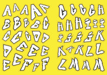 Alternative view 5 of The Graffiti Alphabet Sticker Book: Over 1000 stickers!