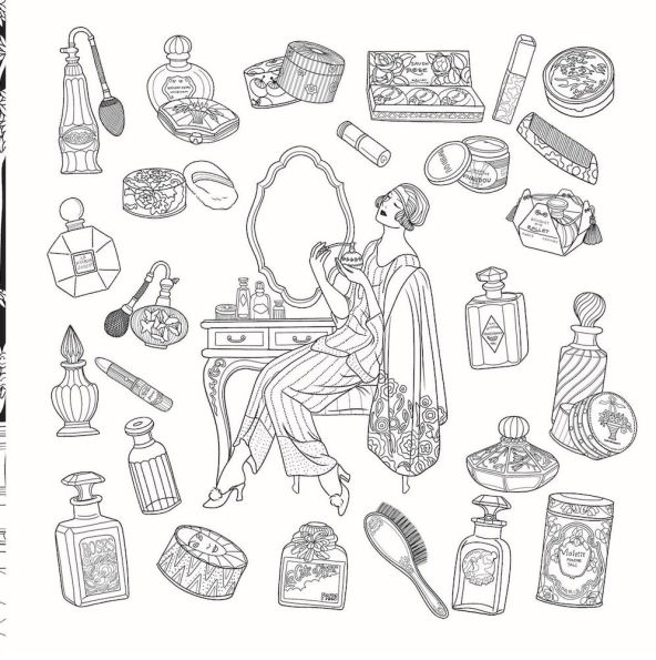 The Jazz Age: A Twenties-Inspired Coloring Book