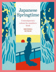 Japanese Springtime: A Contemporary Color-By-Numbers Book