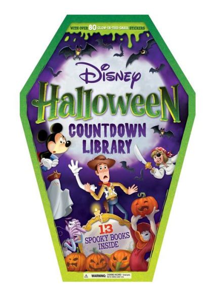 Disney: Halloween Countdown Library: with 13 Spooky Stories and 80 Glow-in-the-Dark Stickers