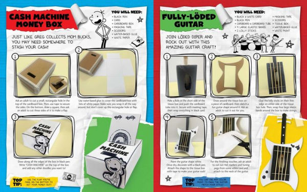 Diary of a Wimpy Kid: Pop Heads 3D Crafts: Quick & Easy to Assemble Life-Like Characters, Plus Crafts, Activities, and More