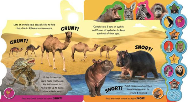 Incredible Animals: Interactive Children's Sound Book with 10 Buttons