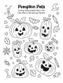 Alternative view 3 of Super Spooky Halloween Coloring: with 10 Stackable Pumpkin Shaped Crayons