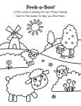 Alternative view 2 of Chicks, Lambs, Bunnies Coloring Set: With 12 Stackable Crayons