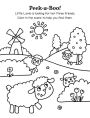 Alternative view 2 of Chicks, Lambs, Bunnies Coloring Set: With 12 Stackable Crayons