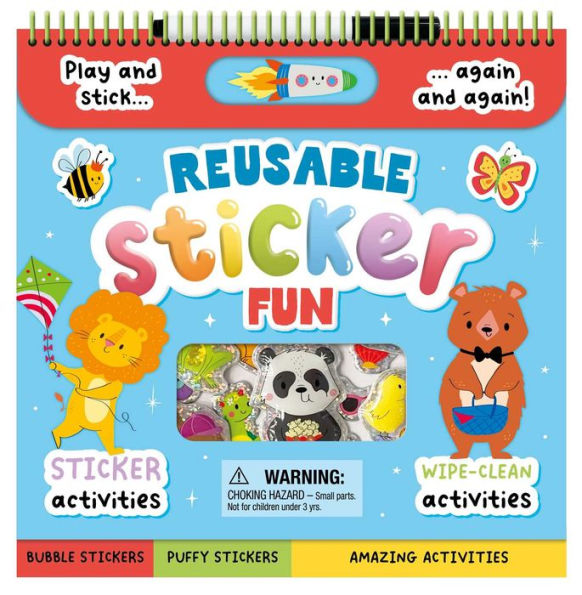 Reusable Sticker Fun: With Wipe-Clean and Sticker Activities