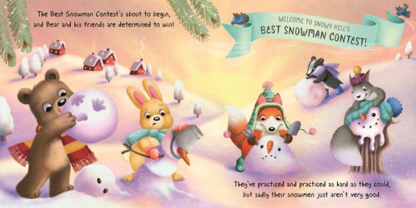 The Perfect Snowman: An Adorable Winter Tale with Eye-Catching Glitter Pouch