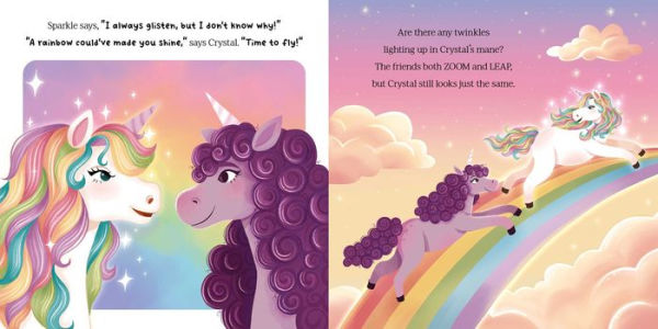 Unicorn Sparkles: An Adorable Friendship Story with Eye-Catching Glitter Pouch