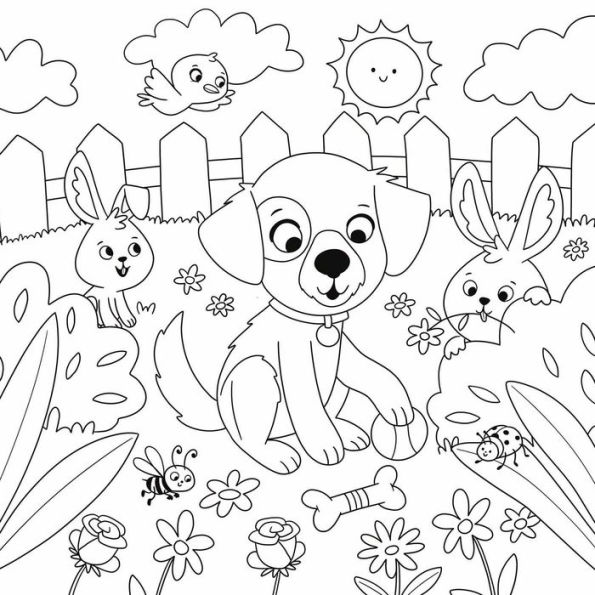 Awesome Animals: Scratch Art & Coloring