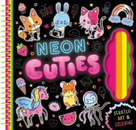 Title: Neon Cuties: Scratch Art & Coloring, Author: IglooBooks