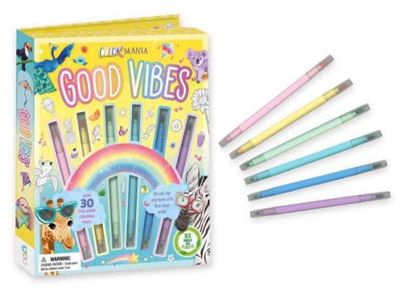 Colormania Good Vibes: with Dual-Tip Brush Pens