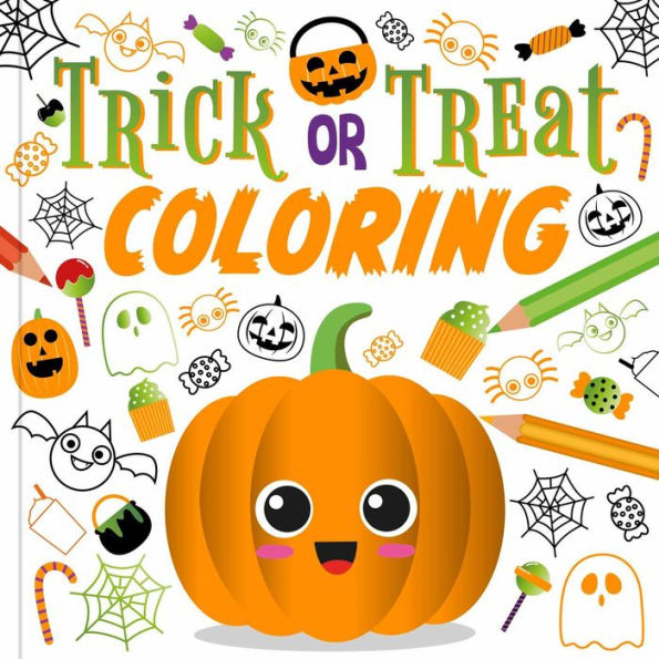 Trick or Treat Coloring: with over 90 Ghoulish Coloring Pages