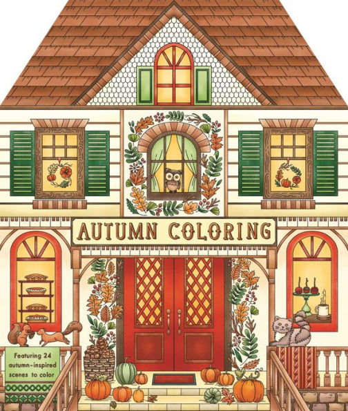 Autumn Coloring: Featuring 24 Sweater-Weather Scenes to Color