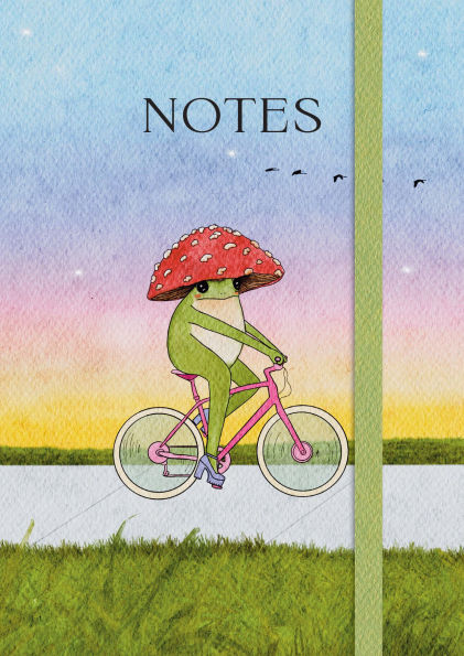 The Little Frog Notebook: A Beautiful 160-Page Lined Notebook Featuring the Internet's Beloved Mushroom Frog, from the Artist Maybell Eequay
