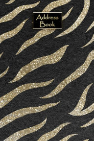 Title: Tiger Print Address Book: Log, Address Keeper, Birthday Entries, Reference, Author: Poppy Designs