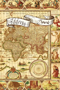 Title: Olde Worlde Map Address Book: Log, Address Keeper, Birthday Entries, Reference, Author: Poppy Designs