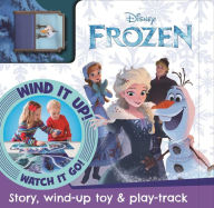 Title: Disney Frozen: Busy Board with Wind-Up Car & Track