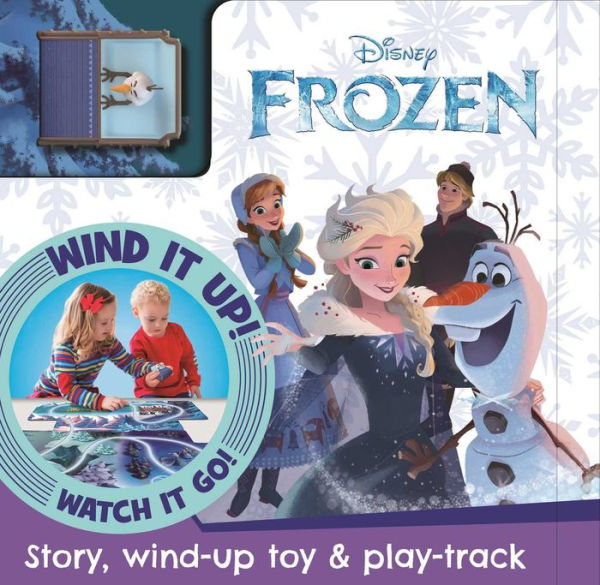 Disney Frozen: Busy Board with Wind-Up Car & Track