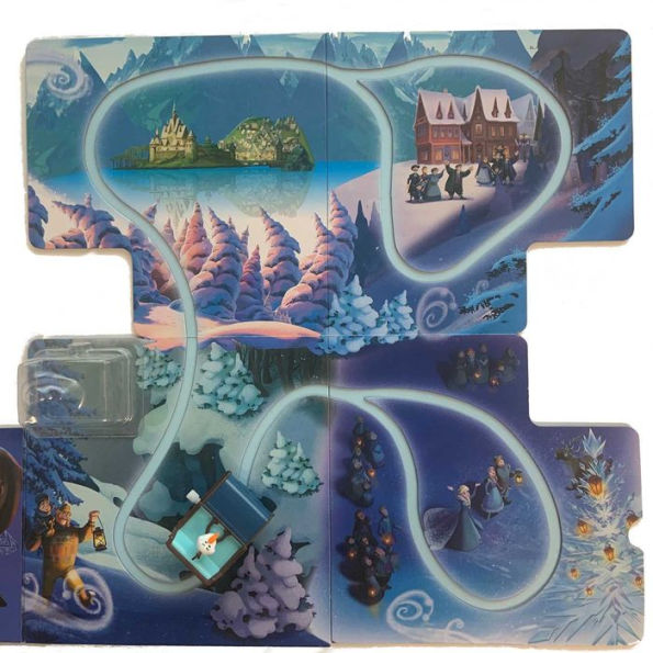 Disney Frozen: Busy Board with Wind-Up Car & Track