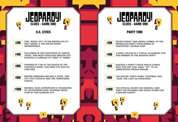 Jeopardy! Game Tin: Play at Home with over 90 Game Cards and Book Packed with Classic Questions