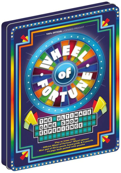 Wheel of Fortune Game Tin: with Official Wheel of Fortune Wheel Spinner and Tons of Puzzles!