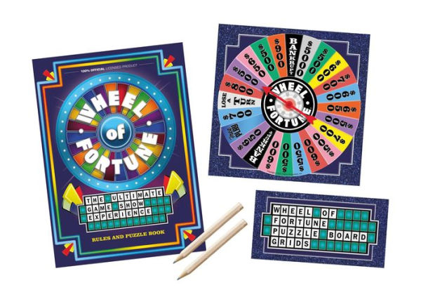 Wheel of Fortune Game Tin: with Official Wheel of Fortune Wheel Spinner and Tons of Puzzles!