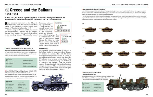 Waffen-SS Divisions 1939-45: Tanks, Self-Propelled Guns, Armoured Cars