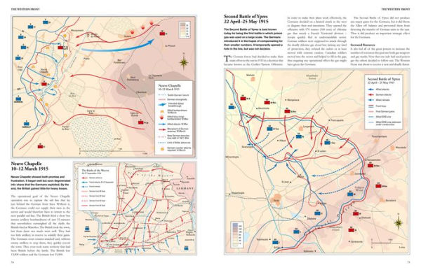 World War I Illustrated Atlas: Campaigns, Battles & Weapons from 1914-1918