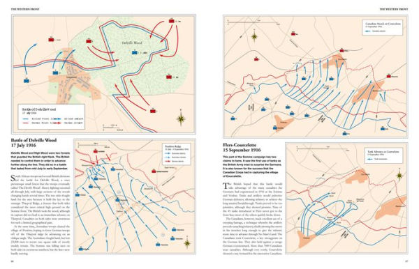 World War I Illustrated Atlas: Campaigns, Battles & Weapons from 1914-1918