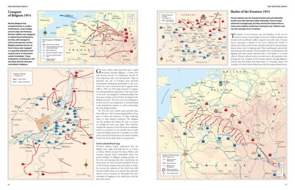 World War I Illustrated Atlas: Campaigns, Battles & Weapons from 1914-1918