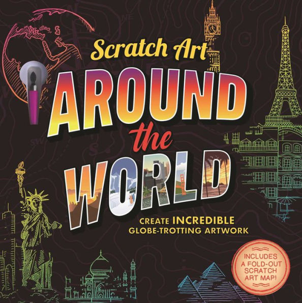 Around the World-Wonderful World Scratch Art