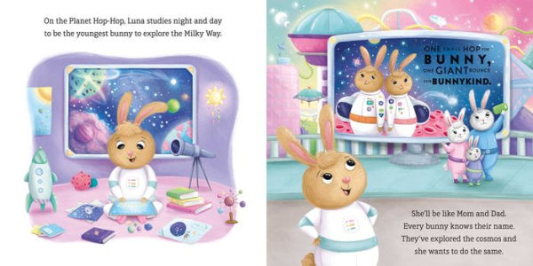 Bunny's First Space Mission: With Glitter Pouch
