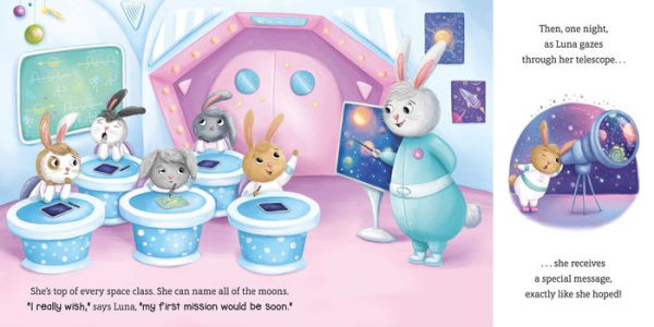 Bunny's First Space Mission: With Glitter Pouch