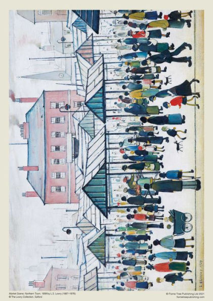 Adult Jigsaw Puzzle L.S. Lowry: Market Scene, Northern Town, 1939: 1000-piece Jigsaw Puzzles