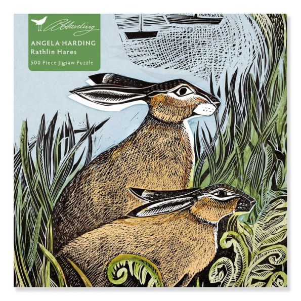 Angela Harding Rathlin Hares 500 Piece Jigsaw Puzzle