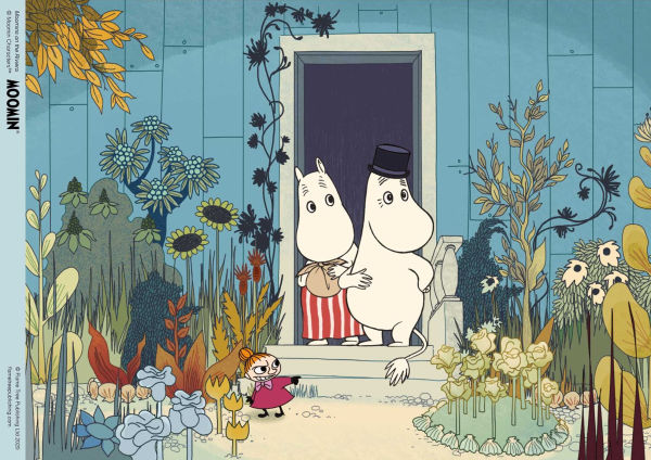 Adult Jigsaw Puzzle Moomins on the Riviera (500 pieces) by