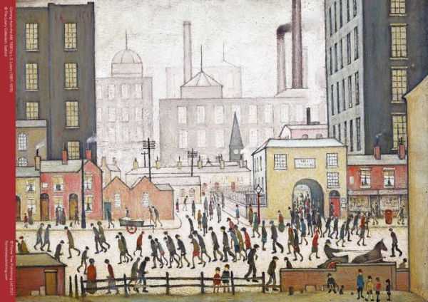 Adult Jigsaw Puzzle L.S. Lowry: Coming from the Mill (500 pieces): 500-piece Jigsaw Puzzles
