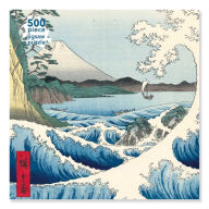 Title: Adult Jigsaw Puzzle Utagawa Hiroshige: The Sea at Satta (500 pieces): 500-piece Jigsaw Puzzles