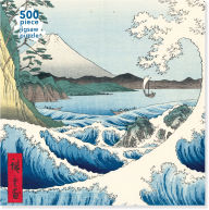 Title: Adult Jigsaw Puzzle Utagawa Hiroshige: The Sea at Satta (500 pieces): 500-piece Jigsaw Puzzles