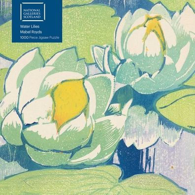 Adult Jigsaw Puzzle NGS: Mabel Royds - Water Lilies: 1000-piece Jigsaw Puzzles
