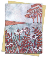 Title: Janine Partington: Copper Foil Meadow Scene Greeting Card Pack: Pack of 6, Author: Flame Tree Studio