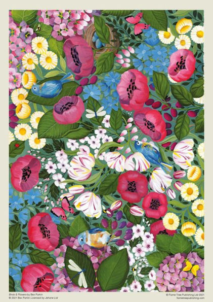 Adult Jigsaw Puzzle Bex Parkin: Birds & Flowers: 1000-Piece Jigsaw Puzzles