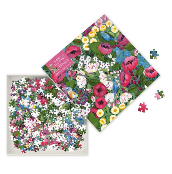 Adult Jigsaw Puzzle Bex Parkin: Birds & Flowers: 1000-Piece Jigsaw Puzzles