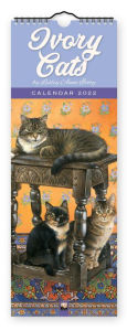 Ivory Cats Slim Calendar 2022 (Art Calendar)