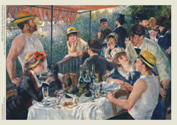 Adult Jigsaw Puzzle Pierre Auguste Renoir: Luncheon of the Boating Party: 1000-Piece Jigsaw Puzzles