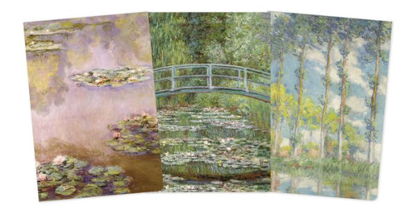 Claude Monet Set of 3 Midi Notebooks