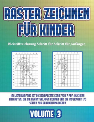 Bleistiftzeichnung Schritt Für Schritt Für Anfänger Raster Zeichnen Für Kinder Wüsten Dieses Buch Bringt Kindern Bei Wie Man Comic Tiere Mit