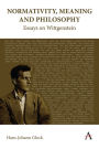 Normativity, Meaning and Philosophy: Essays on Wittgenstein